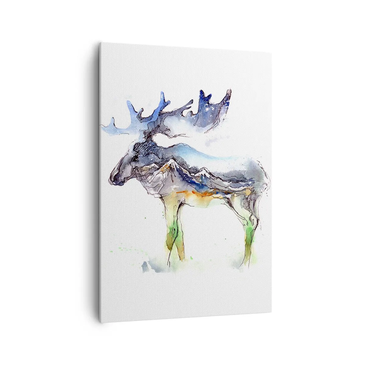 Quadro em tela - O herói do conto de inverno - 70x100 cm