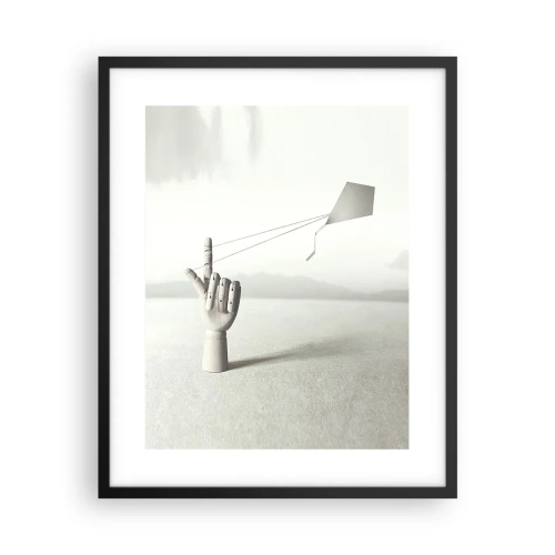 Pôster com moldura preta - Prova de força - 40x50 cm