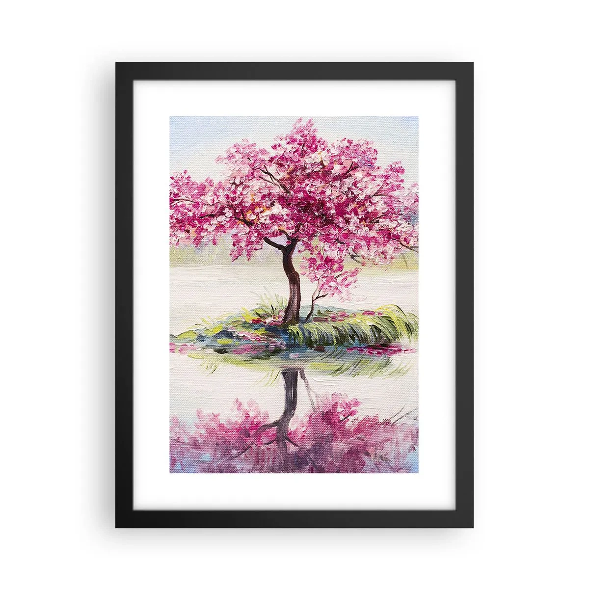 Pôster com moldura preta - A festa da Primavera - 30x40 cm