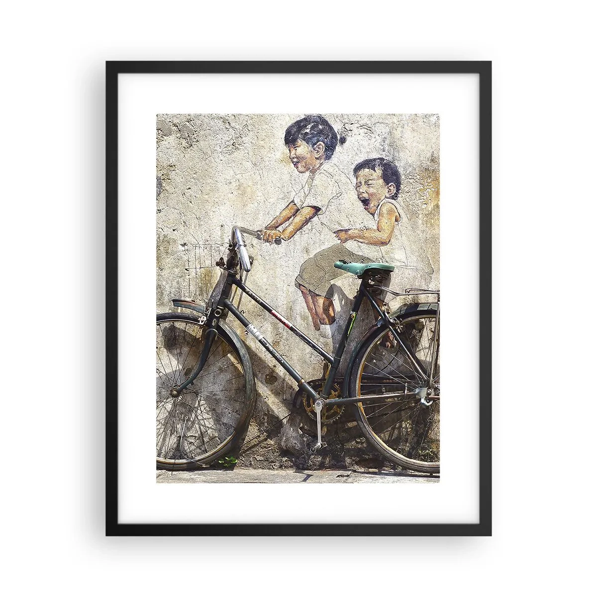 Pôster com moldura preta - Verdadeiro ou falso? - 40x50 cm