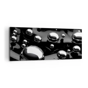Quadro em tela - Das profundezas negras - 100x40 cm
