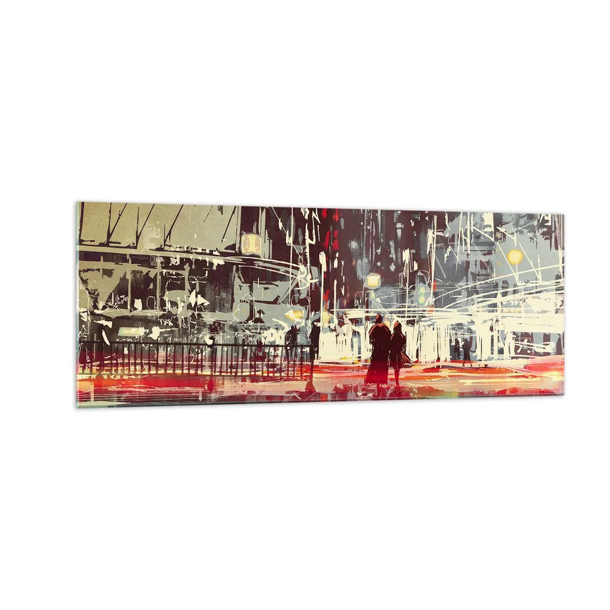 Quadro em vidro - Travessia metropolitana - 140x50 cm