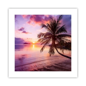 Pôster - Felicidade no horizonte - 40x40 cm