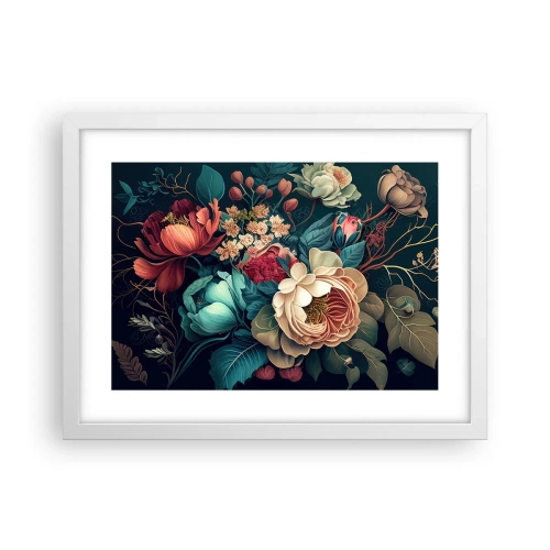 Pôster em moldura branca - Charme do século 19 - 40x30 cm