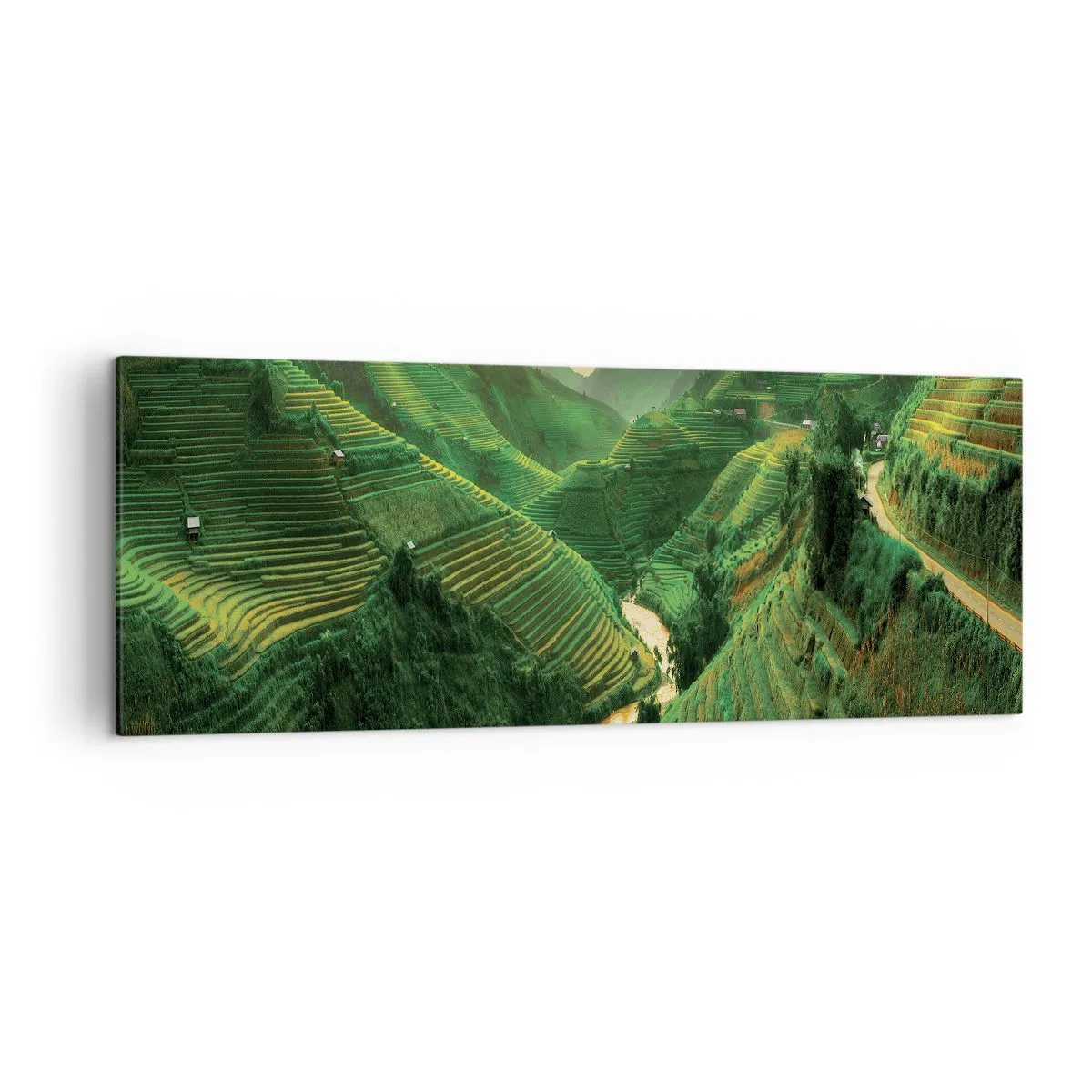 Quadro em tela - Vale vietnamita - 140x50 cm