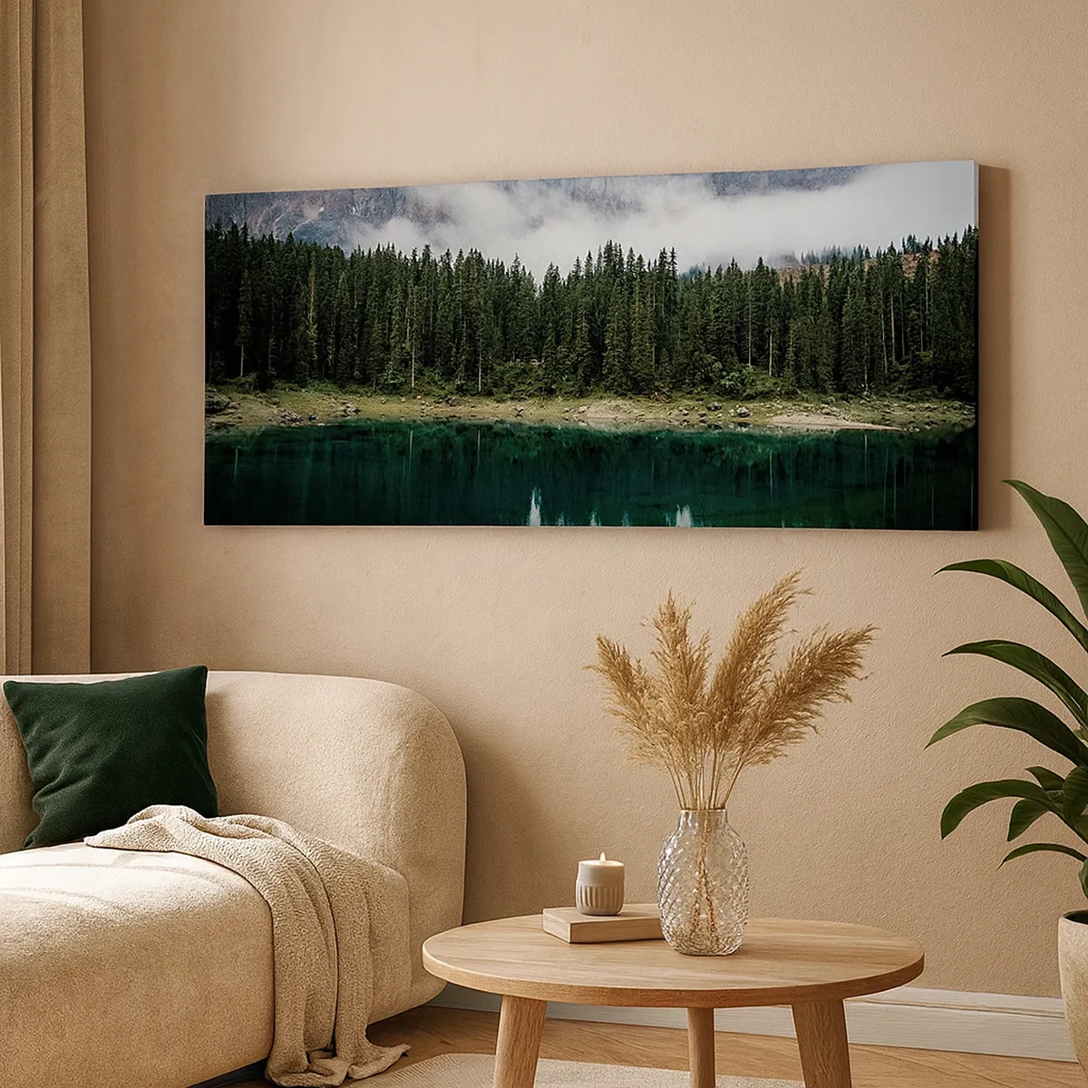 Quadro em tela - Calma, silêncio, não vamos acordar a água... - 30x30 cm