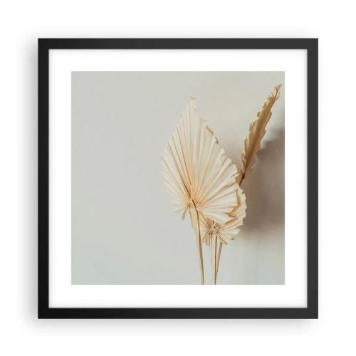 Pôster com moldura preta - Quando precisas de alívio - 40x40 cm