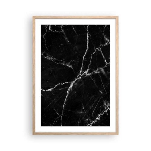 Pôster com moldura de carvalho claro - A vida secreta da pedra - 50x70 cm