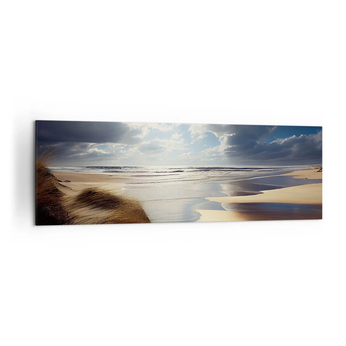 Quadro em tela - Praia, praia selvagem - 160x50 cm