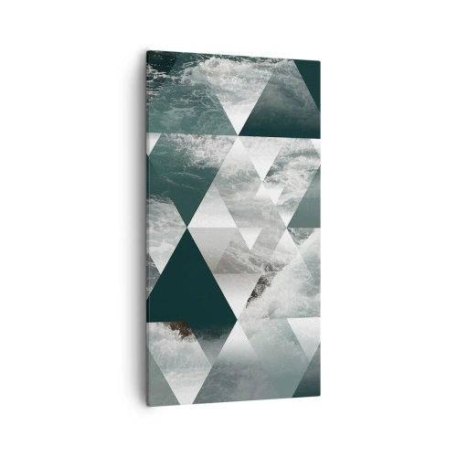 Quadro em tela - Uma perspetiva de cristal - 55x100 cm