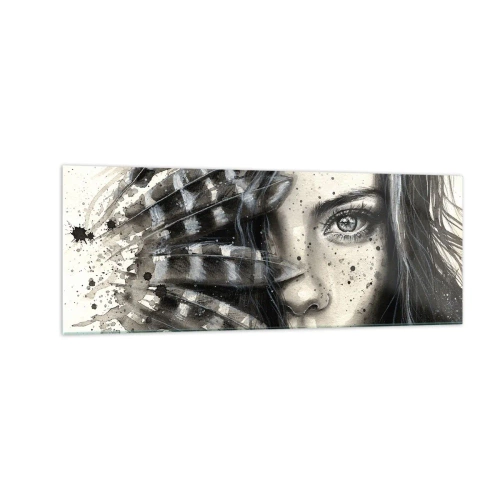 Quadro em vidro - Beleza selvagem - 140x50 cm