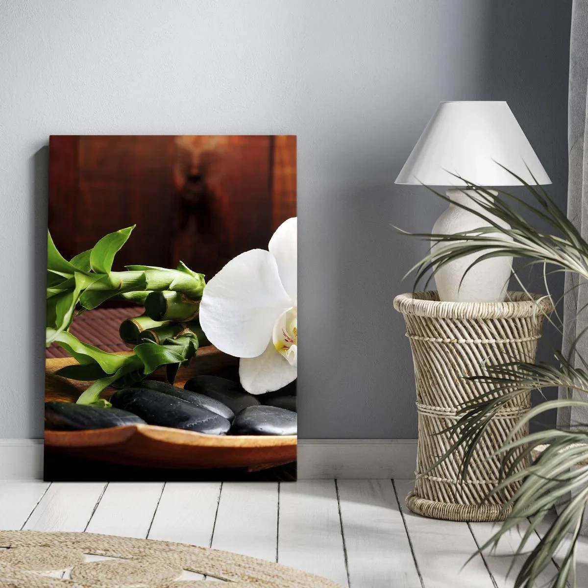 Quadro em tela - Renda-se ao toque da natureza - 50x70 cm