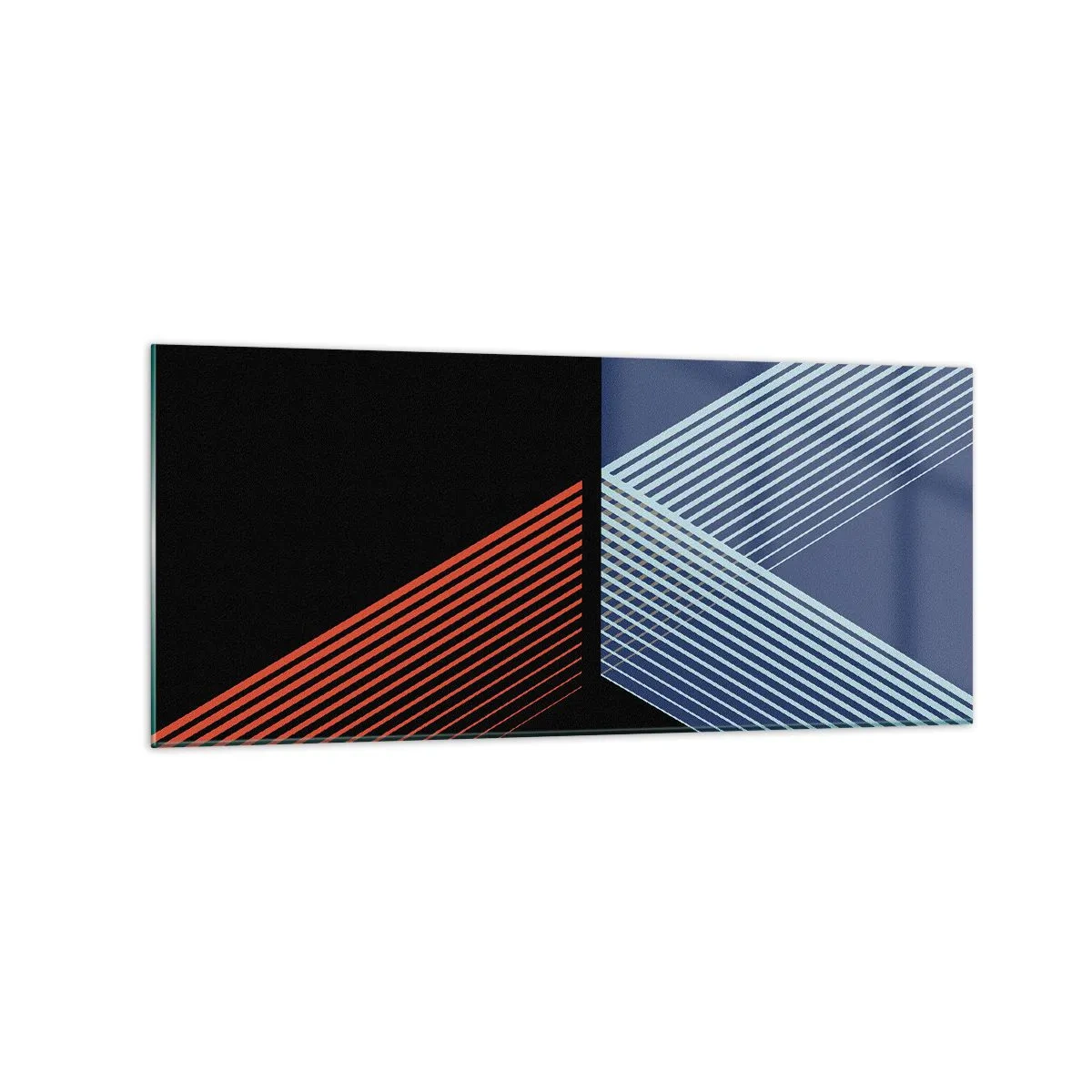 Quadro em vidro - Uma história simples - 120x50 cm