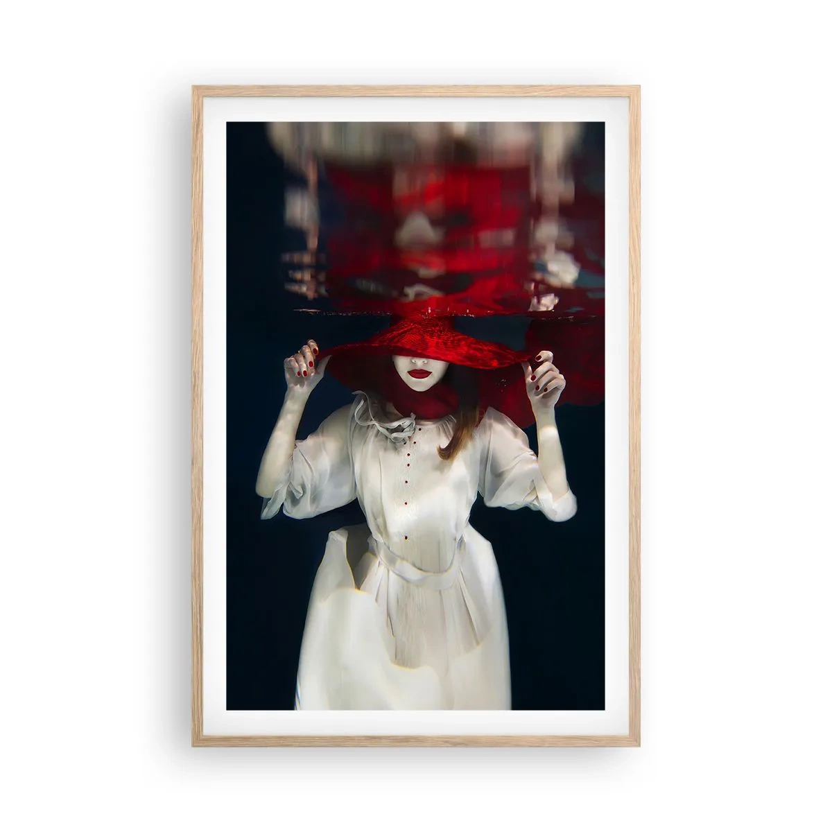 Pôster com moldura de carvalho claro - Demônio do Pântano - 61x91 cm