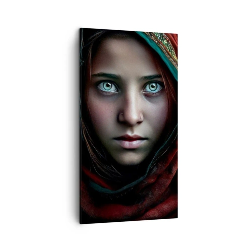 Quadro em tela - Princesa oriental - 45x80 cm