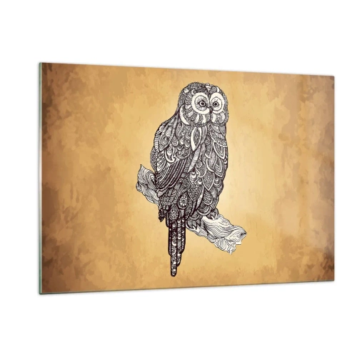 Quadro em vidro - Ornamentos intrincados de sabedoria - 120x80 cm