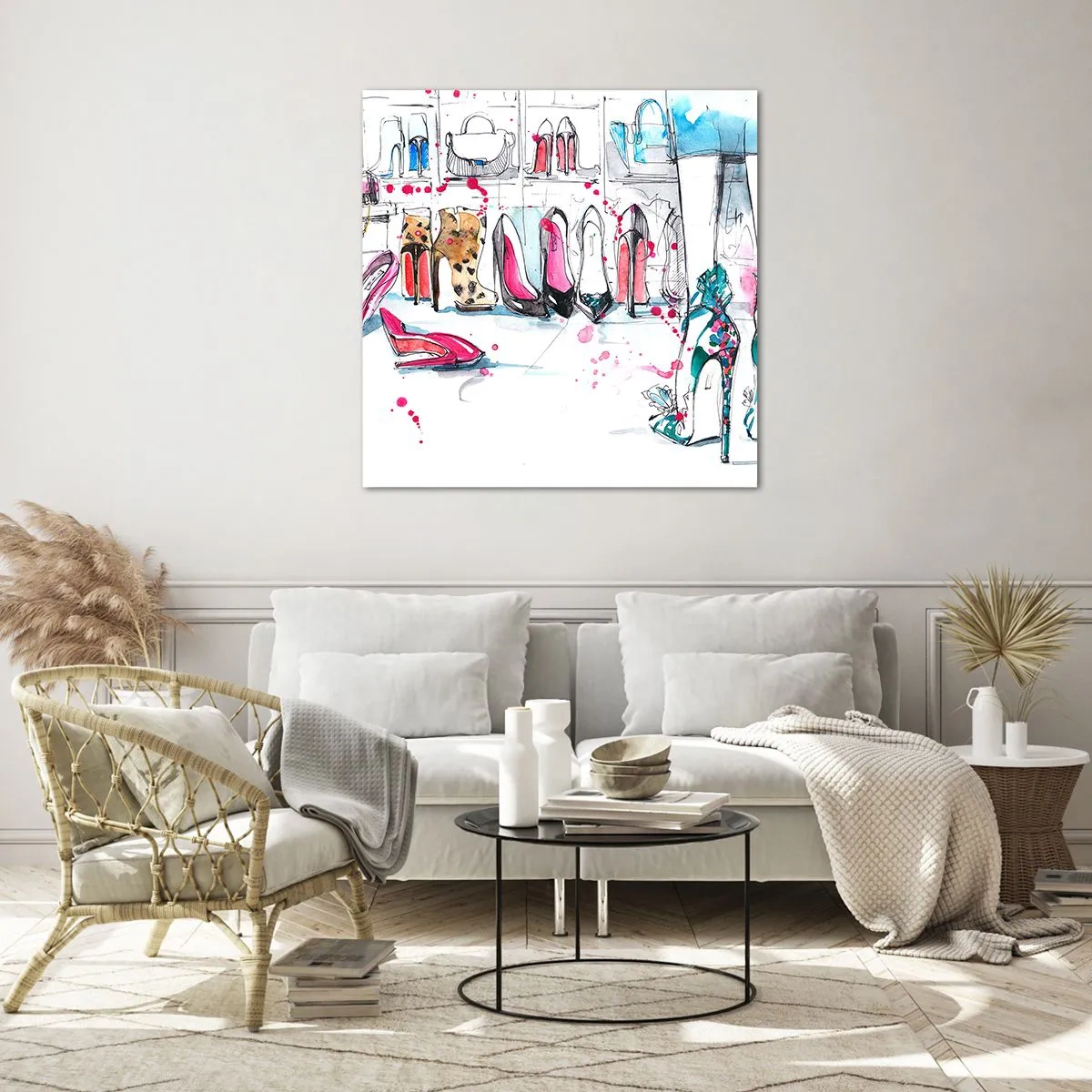 Quadro em vidro - Abre-te, sésamo - 40x40 cm