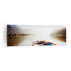 Quadro em tela - Sobre águas grandes e límpidas - 160x50 cm