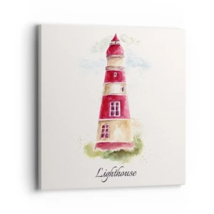 Quadro em tela - Sempre há clima - 40x40 cm