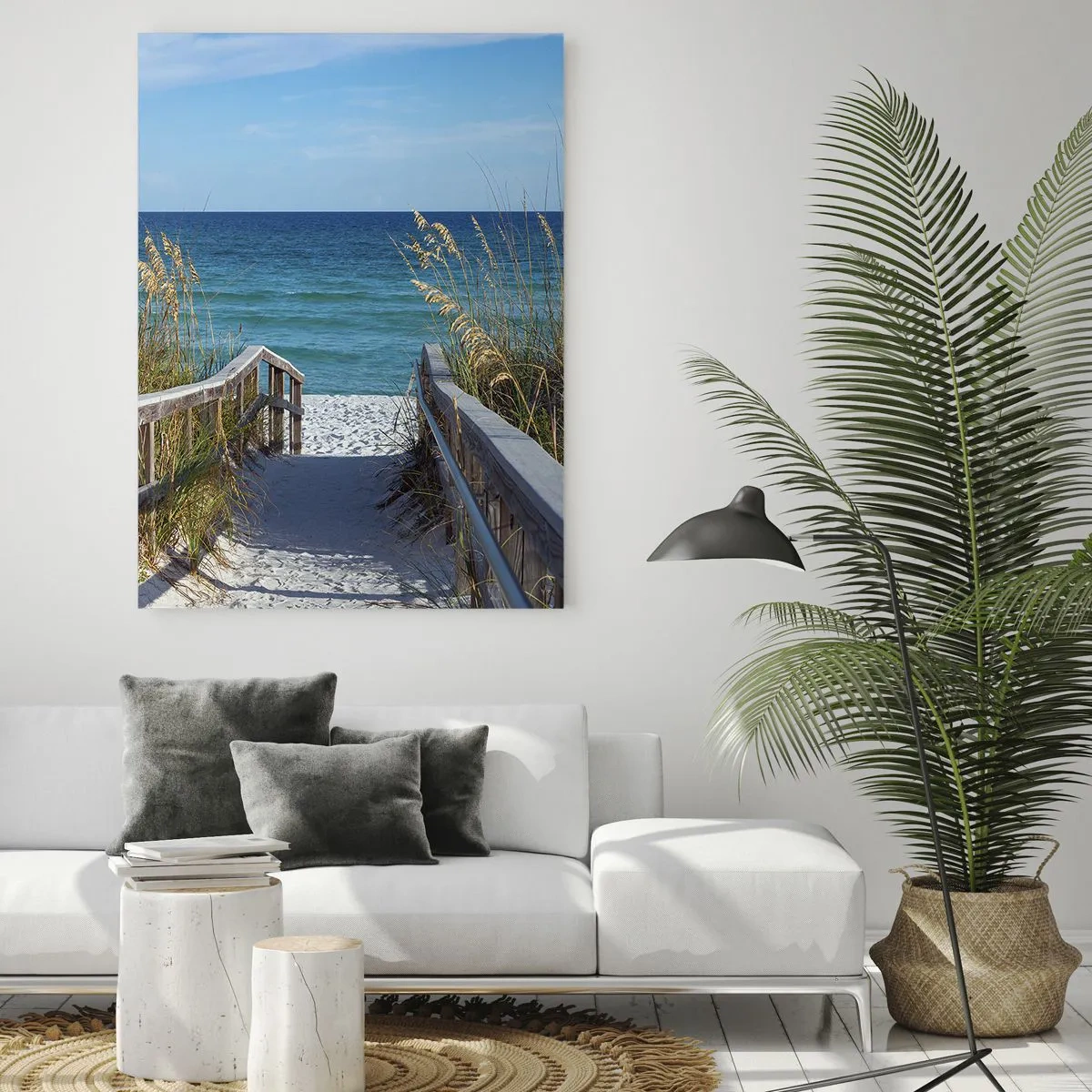 Quadro em vidro - Ao sol, ao vento - 50x70 cm