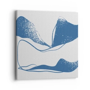 Quadro em tela - Abstração alada - 40x40 cm