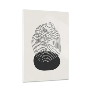 Quadro em vidro - Duração e vibração - 50x70 cm