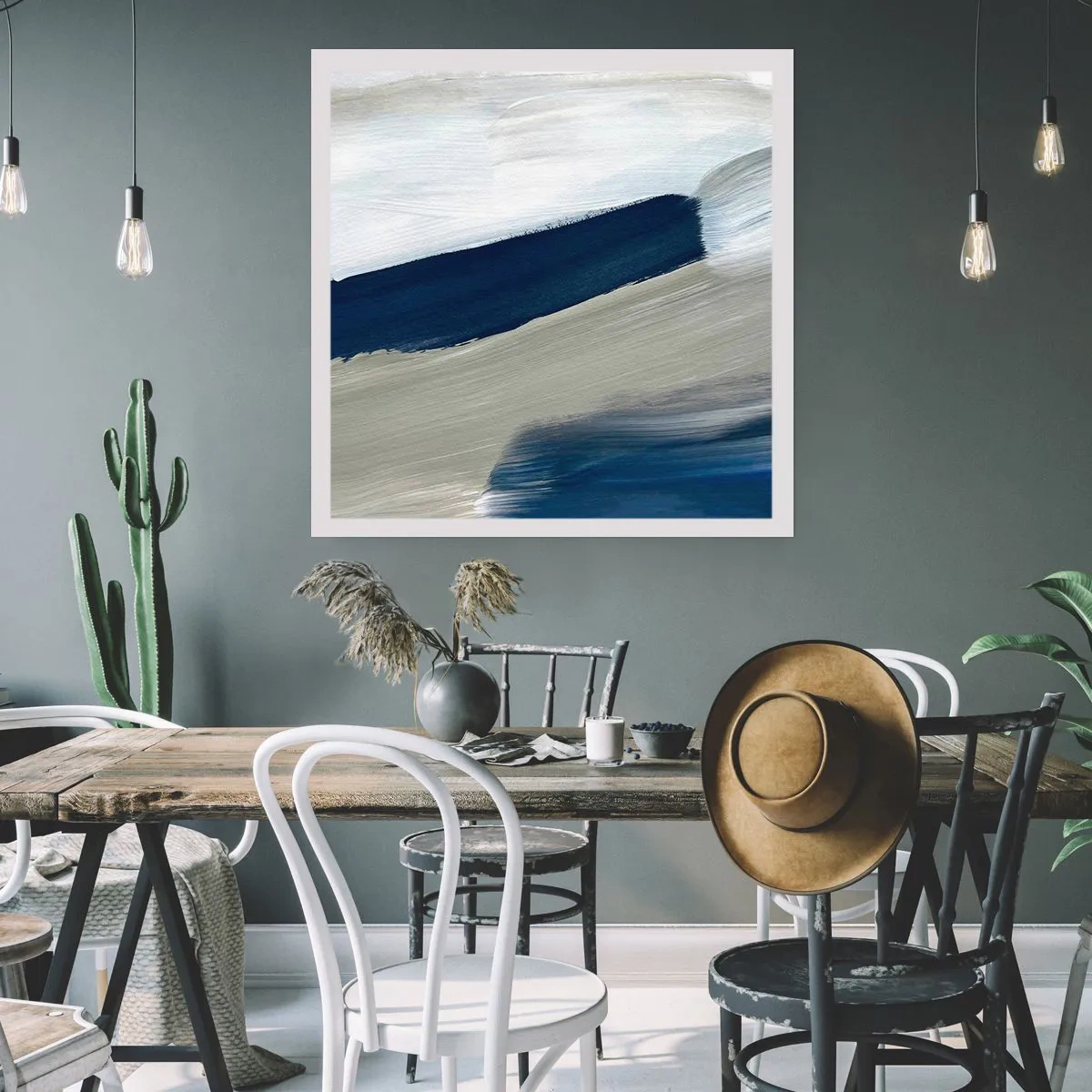 Pôster - Encontro com a brancura - 60x60 cm