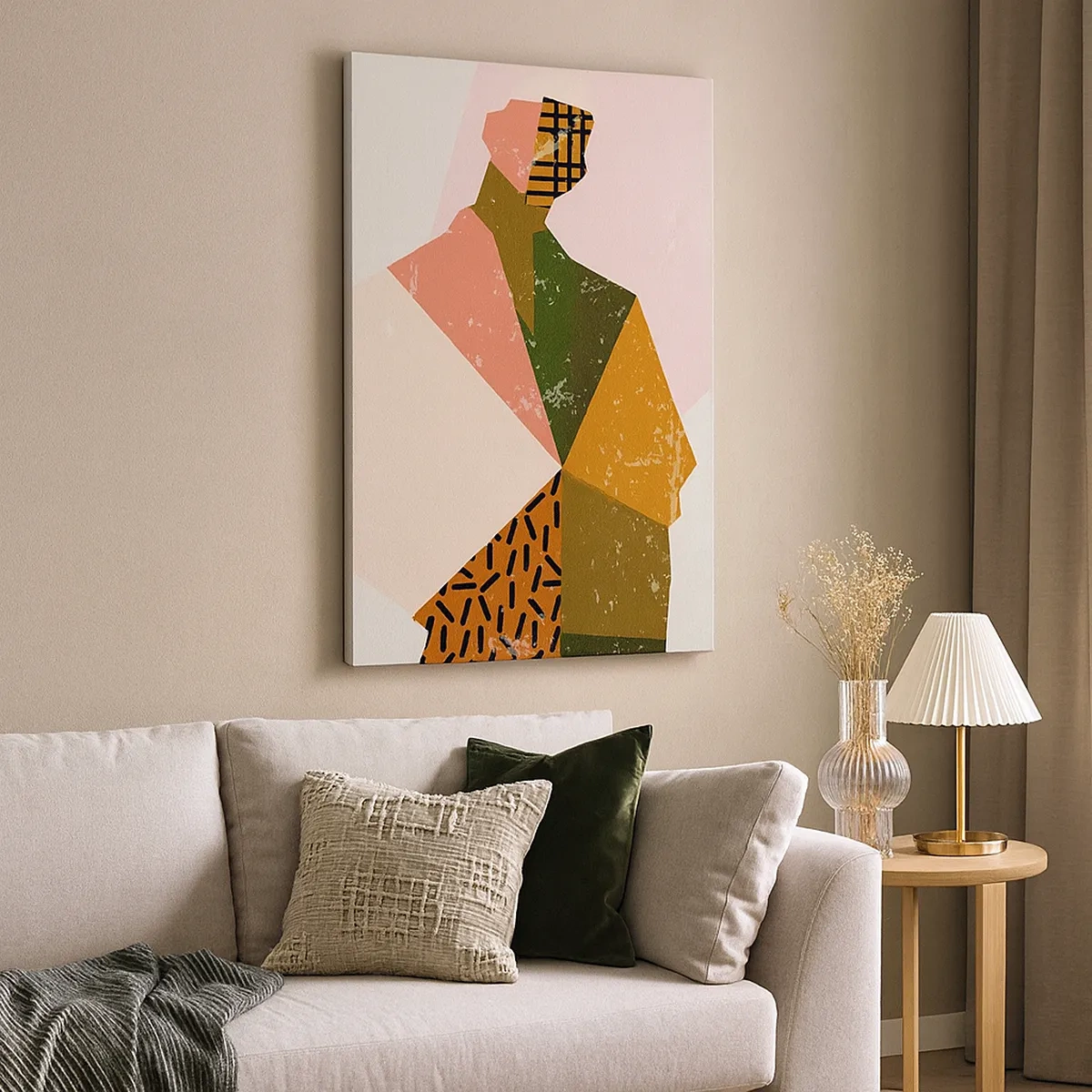 Quadro em tela - Homem – um ser complexo - 50x70 cm