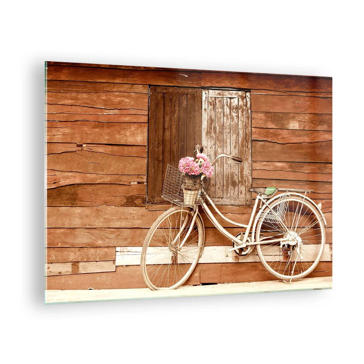 Quadro em vidro - Volto logo - 70x50cm - Volto logo - Decoração de parede moderna para a sala de estar e quarto ARTTOR