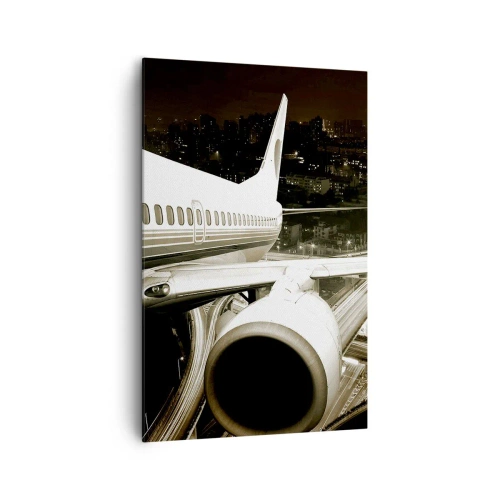 Quadro em tela - Voar para a noite - 80x120 cm