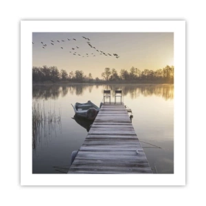 Pôster - Voltarei dentro de algum tempo - 50x50 cm