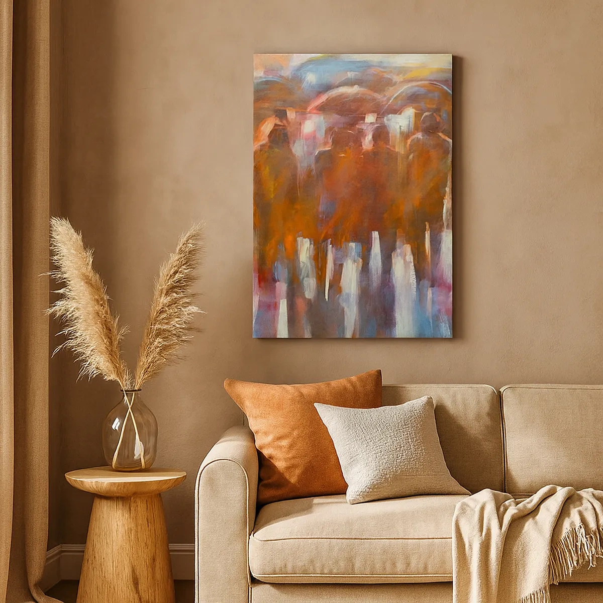 Quadro em tela - Iguais na chuva e no nevoeiro - 50x70 cm