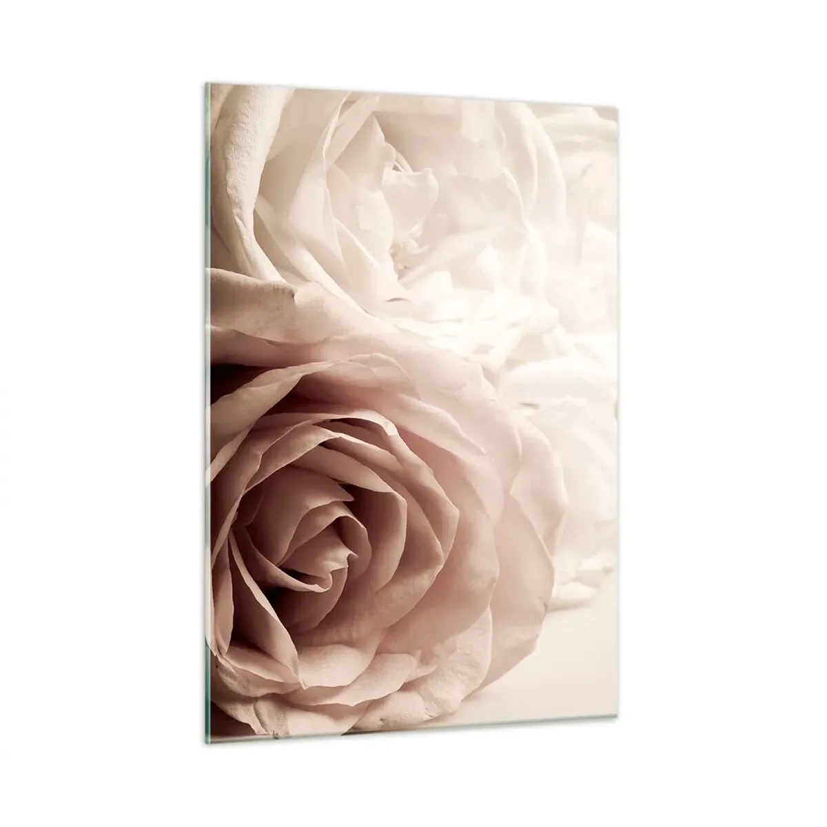 Quadro em vidro - No coração de uma rosa - 50x70 cm