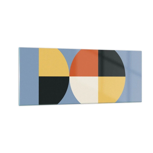 Quadro em vidro - Verja e conte - 100x40 cm