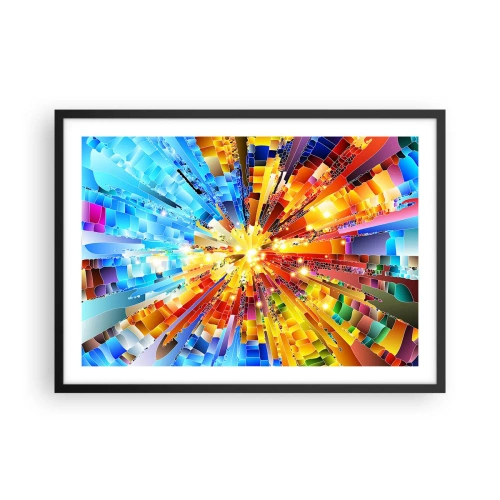 Pôster com moldura preta - In medias res - 70x50 cm