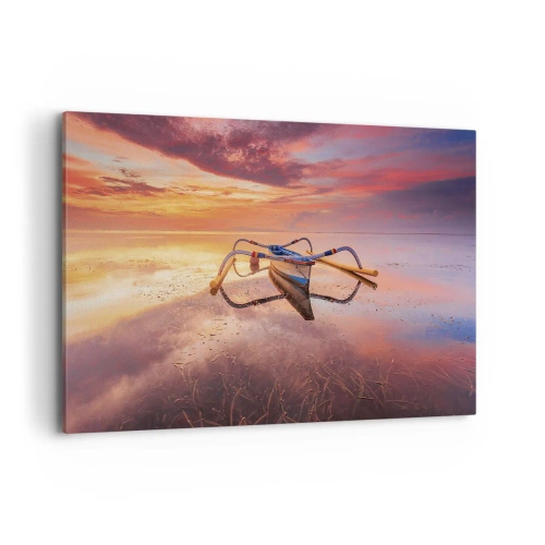 Quadro em tela - A calma de uma noite tropical - 120x80 cm