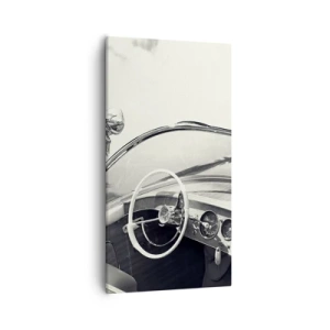 Quadro em tela - Tempo para os ricos - 55x100 cm