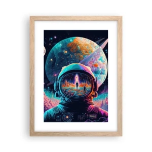 Pôster com moldura de carvalho claro - Os filósofos não sonharam com isso - 30x40 cm