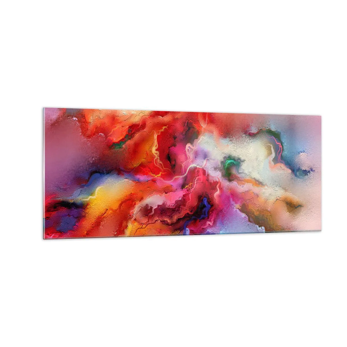 Quadro em vidro - Como capturar os sonhos - fumo - 100x40 cm