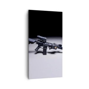 Quadro em tela - O Cavaleiro das Trevas - 55x100 cm