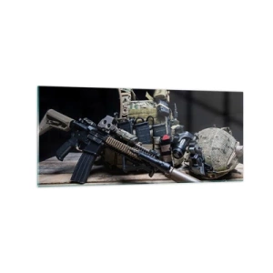 Quadro em vidro - Descanse! - 120x50 cm