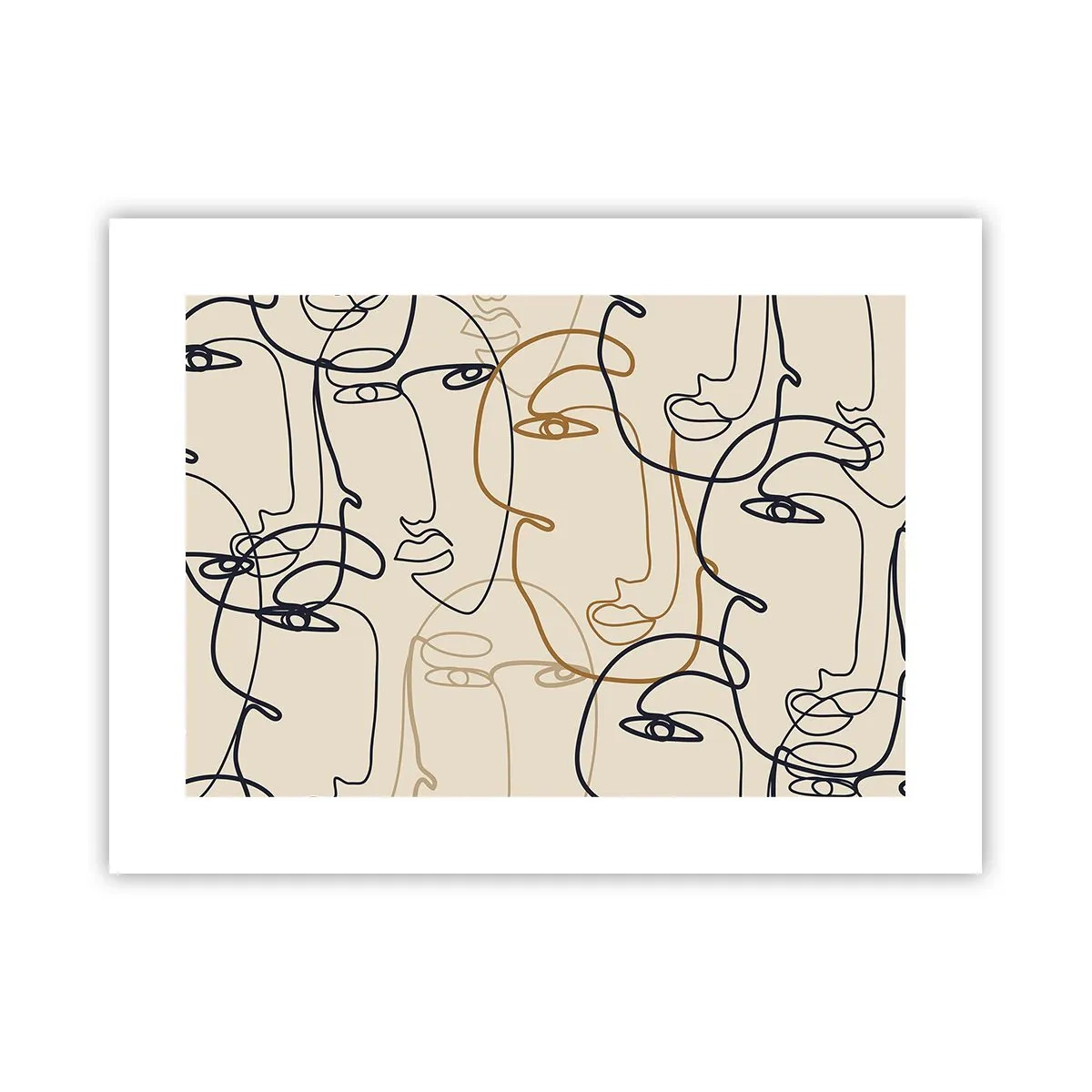 Pôster - Retrato multiplicado - 40x30 cm