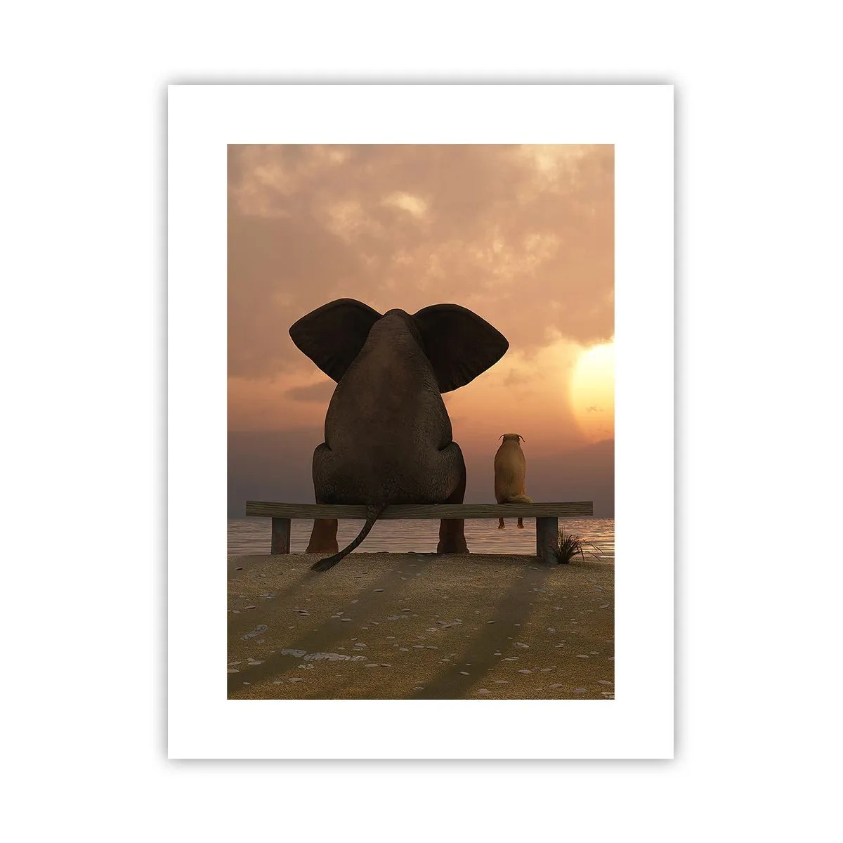 Pôster - Como é bom ficarmos em silêncio juntos - 30x40 cm