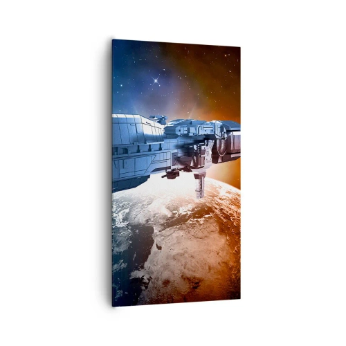 Quadro em tela - Observador atento - 65x120 cm