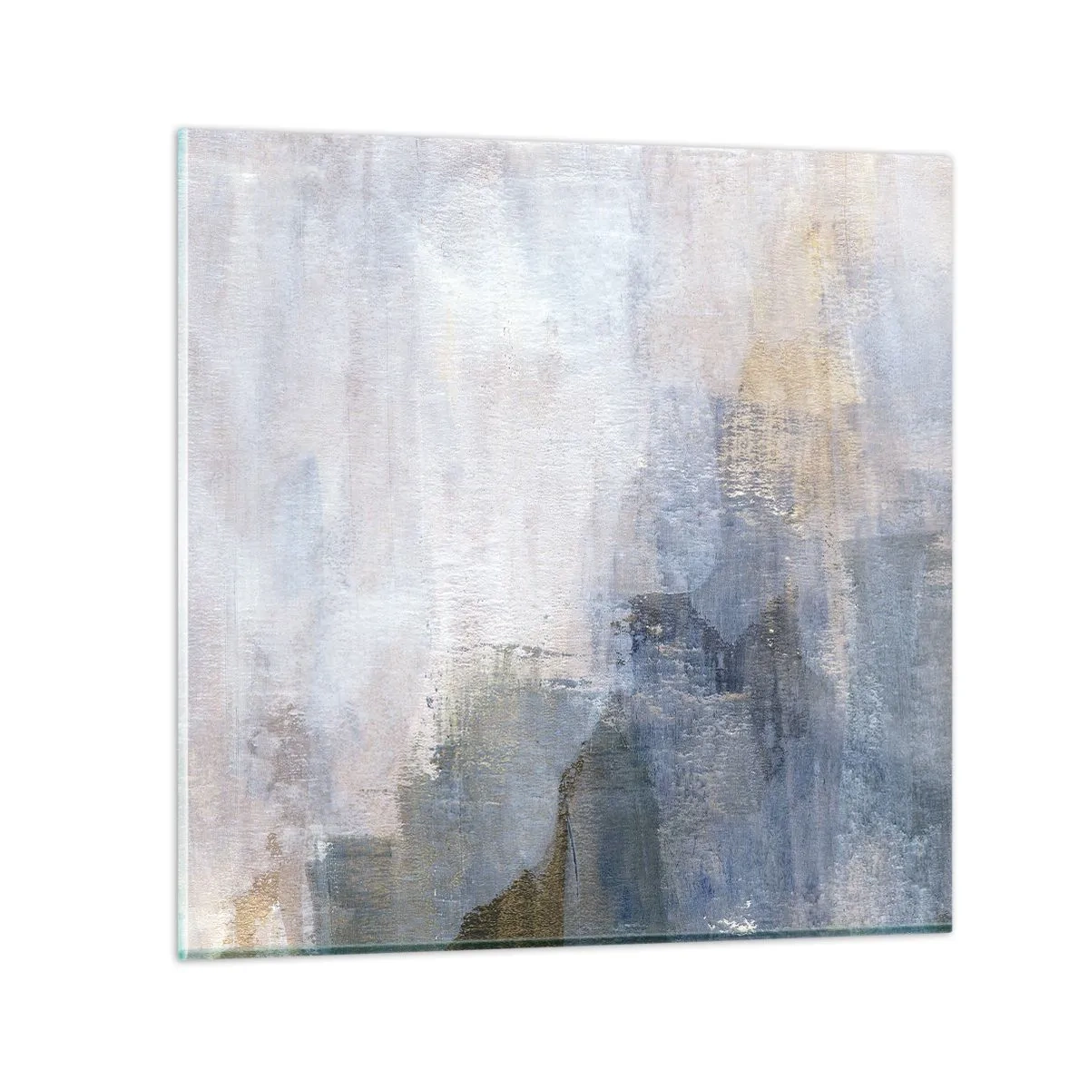 Quadro em vidro - Tons e acordes das cores - 30x30 cm
