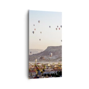 Quadro em tela - Como navios no céu - 65x120 cm