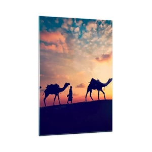 Quadro em vidro - O misterioso espírito do Oriente - 80x120 cm