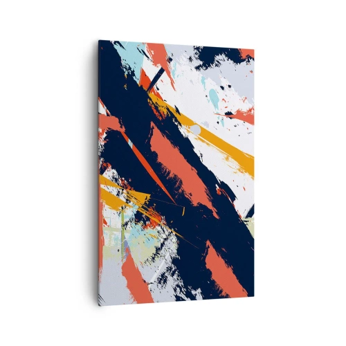 Quadro em tela - Composição dinâmica - 80x120 cm