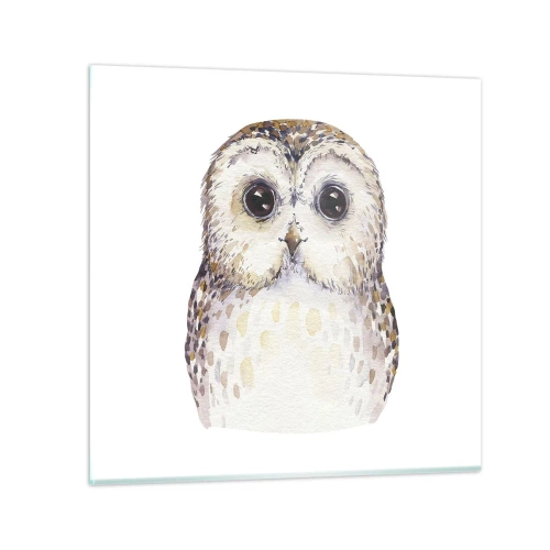 Quadro em vidro - Olhe-me nos olhos - 30x30 cm