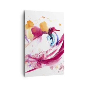 Quadro em tela - Na proximidade, o mundo floresce - 80x120 cm